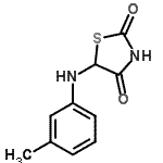 CAS#: 477275-66-4， 5-[(3-Methylphenyl)Amino]-1,3-Thiazolidine-2,4-Dione