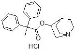 CAS#: 4775-90-0， 2,2-Diphenylpropionic acid 3-quinuclidinyl ester hydrochloride
