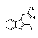 CAS 登录号：477544-35-7， 2-乙基-1-(2-甲基-2-丙烯-1-基)-1H-苯并咪唑