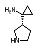 CAS#: 477700-40-6， 1-[(3R)-3-Pyrrolidinyl]Cyclopropanamine
