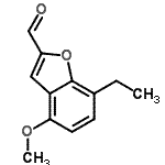 CAS#: 477735-62-9， 7-Ethyl-4-Methoxy-1-Benzofuran-2-Carbaldehyde