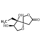 CAS#: 477772-15-9， (3R,4S,5S)-4-Ethyl-3,4-Dihydroxy-1,7-Dioxaspiro[4.4]Nonan-8-One