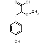 CAS 登录号：477982-28-8， 3-(4-羟基苯基)-2-甲氧基丙烷酸