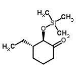 CAS#: 478015-72-4， (2R,3S)-3-Ethyl-2-[(Trimethylsilyl)Oxy]Cyclohexanone