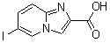 structure of CAS# 478040-59-4, 6-Iodoimidazo[1,2-a]Pyridine-2-Carboxylic Acid;6-Iodoimidazo[1,2-a]pyridine-2-carboxylic acid;6-IODO-IMIDAZO[1,2-A]PYRIDINE-2-CARBOXYLICACID;MFCD02186210