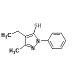 CAS#: 478398-09-3， 4-Ethyl-3-Methyl-1-Phenyl-1H-Pyrazole-5-Thiol
