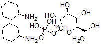 CAS#: 478518-99-9， alpha-D-[1-13C]Glucopyranosyl 1-Phosphate Dicyclohexylamine Salt Monohydrate