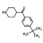 CAS#: 478538-76-0， [4-(2-Methyl-2-Propanyl)Phenyl](4-Piperidinyl)Methanone