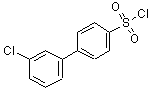 结构式 CAS# 478647-00-6, 3'-氯-[1,1'-联苯]-4-磺酰氯