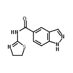 CAS#: 478829-03-7， N-(4,5-Dihydro-1,3-Thiazol-2-Yl)-1H-Indazole-5-Carboxamide