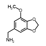 CAS#: 478977-40-1， 1-(7-Methoxy-1,3-Benzodioxol-5-Yl)Methanamine