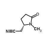 CAS#: 479411-60-4， [(2S)-1-Methyl-5-Oxo-2-Pyrrolidinyl]Acetonitrile