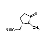 CAS#: 479411-61-5， [(2S)-1-Methyl-5-Thioxo-2-Pyrrolidinyl]Acetonitrile