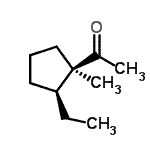 CAS#: 479414-64-7， 1-[(1R,2S)-2-Ethyl-1-Methylcyclopentyl]Ethanone