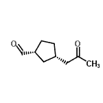 CAS#: 479622-73-6， (1R,3S)-3-(2-Oxopropyl)Cyclopentanecarbaldehyde