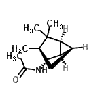 CAS#: 479667-29-3， N-[(1R,2R,3S,4S,6S)-4,5,5-Trimethyltricyclo[2.2.1.0<Sup>2,6</Sup>]Hept-3-Yl]Acetamide