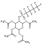 CAS#: 480438-48-0， 1,3,4,6-Tetra-O-Acetyl-2-O-[(Nonafluorobutyl)Sulfonyl]Hexopyranose