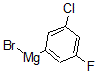 structure of CAS# 480438-50-4, Bromo(3-Chloro-5-Fluorophenyl)-Magnesium;3-Chloro-5-Fluorophenylmagnesium Bromide, 0.5M Solution In THF, Acroseal;3-Chloro-5-Fluorophenylmagnesium Bromide Solution 0.5 In THF;3-Chloro-5-Fluorophenylmagnesium Bromide, 0.50 M In 2-Methf