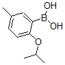 结构式 CAS# 480438-71-9, B-[5-甲基-2-(1-甲基乙氧基)苯基]-硼酸