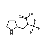CAS#: 480438-82-2， 3,3,3-Trifluoro-2-(2-Pyrrolidinylmethyl)Propanoic Acid