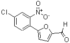 结构式 CAS# 480439-09-6, 5-(4-氯-2-硝基苯基)-2-呋喃甲醛