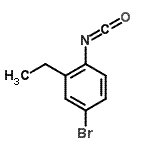 CAS#: 480439-24-5， 4-Bromo-2-Ethyl-1-Isocyanatobenzene