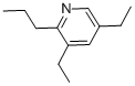 structure of CAS# 4808-75-7, 3,5-Diethyl-2-Propylpyridine;3,5-Diethyl-2-Propyl-Pyridine