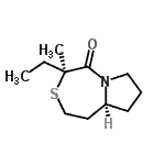 CAS#: 481047-13-6， (4S,9aS)-4-Ethyl-4-Methylhexahydropyrrolo[1,2-d][1,4]Thiazepin-5(4H)-One
