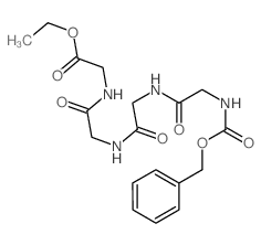 CAS#: 4811-37-4， Ethyl 2-[[2-[[2-[(2-Phenylmethoxycarbonylaminoacetyl)Amino]Acetyl]Amino]Acetyl]Amino]Acetate