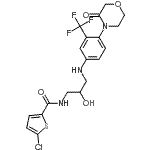 CAS#: 482306-15-0， 5-Chloro-N-[2-Hydroxy-3-[[4-(3-Oxomorpholin-4-Yl)-3-(Trifluoromethyl)Phenyl]Amino]Propyl]Thiophene-2-Carboxamide