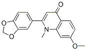 CAS#: 483-52-3， 2-Benzo[1,3]Dioxol-5-Yl-7-Methoxy-1-Methyl-Quinolin-4-One