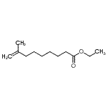 structure of CAS# 485320-28-3, Ethyl 8-Methyl-8-Nonenoate;Ethyl 8-methyl-8-nonenoate;Ethyl 8-methylnon-8-enoate;Ethyl 8-methylnon-8-enoate 97%