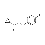 CAS 登录号：485376-17-8， 4-氟苄基环丙烷羧酸酯