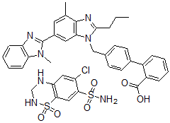 CAS#: 485391-74-0， Telmisartan-Hydrochlorothiazide