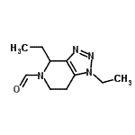 CAS#: 485402-42-4， 1,4-Diethyl-1,4,6,7-Tetrahydro-5H-[1,2,3]Triazolo[4,5-c]Pyridine-5-Carbaldehyde