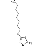 CAS#: 4858-29-1， 5-(Octylsulfanyl)-1,3,4-Thiadiazole-2(3H)-Thione