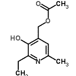 CAS 登录号：487009-05-2， (2-乙基-3-羟基-6-甲基-4-吡啶基)甲基乙酸酯