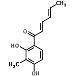 CAS#: 488799-91-3， (2E,4E)-1-(2,4-Dihydroxy-3-Methylphenyl)-2,4-Hexadien-1-One