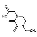 CAS#: 488846-73-7， 2-(4-Ethyl-2,3-Dioxo-Piperazin-1-Yl)Acetic Acid