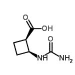 CAS#: 488862-92-6， (1R,2S)-2-(Carbamoylamino)Cyclobutanecarboxylic Acid