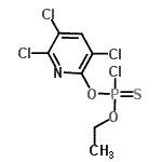 CAS 登录号：489405-85-8， O-乙基O-(3,5,6-三氯-2-吡啶基)硫代氯磷酸酯
