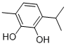 structure of CAS# 490-06-2, 3-Isopropyl-6-Methylcatechol;3-Isopropyl-6-Methyl-Benzene-1,2-Diol;3-Isopropyl-6-Methylbenzene-1,2-Diol;3-Isopropyl-6-Methyl-Pyrocatechol