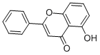 structure of CAS# 491-78-1, 5-Hydroxyflavone;5-Hydroxy-2-Phenyl-Chromen-4-One;5-Hydroxy-2-Phenyl-4-Chromenone;5-Hydroxy-2-Phenyl-Chromone