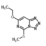 CAS#: 491874-47-6， 7-Ethoxy-5-(Methylsulfanyl)Tetrazolo[1,5-c]Pyrimidine