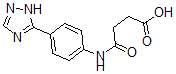 CAS 登录号：4922-55-8， N-[P-(1H-1,2,4-三唑-5-基)苯基]琥珀酰胺酸