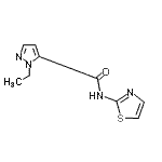 CAS#: 492426-57-0， 1-Ethyl-N-(1,3-Thiazol-2-Yl)-1H-Pyrazole-5-Carboxamide