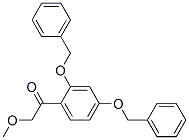 structure of CAS# 4940-45-8, 1-[2,4-Bis(Phenylmethoxy)Phenyl]-2-Methoxyethanone;1-[2,4-Bis(Phenylmethoxy)Phenyl]-2-Methoxy-Ethanone;1-[2,4-Bis(Benzyloxy)Phenyl]-2-Methoxy-Ethanone;Ethanone, 1-(2,4-Bis(Phenylmethoxy)Phenyl)-2-Methoxy-