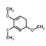 CAS#: 494747-08-9， 2,5-Dimethoxy-6-(Methylsulfanyl)-2,3-Dihydropyridine