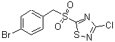 CAS#: 494763-24-5， 5-[(4-Bromobenzyl)Sulfonyl]-3-Chloro-1,2,4-Thiadiazole