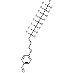CAS#: 494798-73-1， 4-[(4,4,5,5,6,6,7,7,8,8,9,9,10,10,11,11,11-Heptadecafluoroundecyl)Oxy]Benzaldehyde